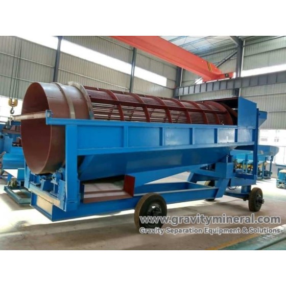 Мобильный барабанный грохот